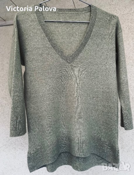 Разкошна блуза/пуловер кашмир 50% и лен50%, снимка 1