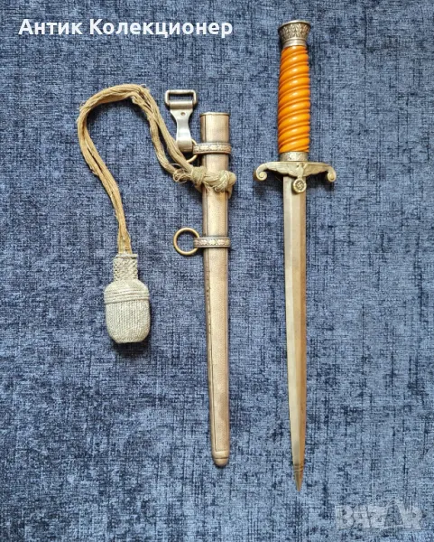 Оригинален кинжал на Вермахта, Кортик модел 1937 г. WW2, снимка 1
