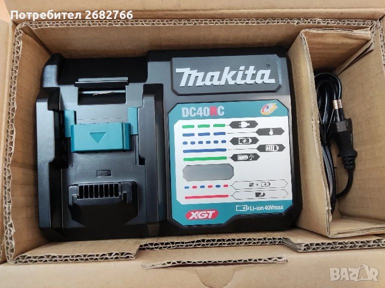 зарядно у-во makita DC40RC 40v, снимка 1