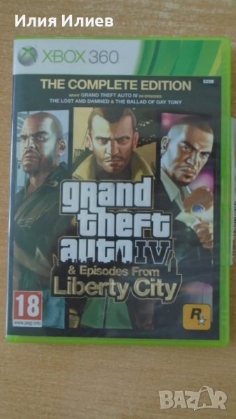 Grand Theft Auto 4 The Complete Edition & Liberty City XBOX 360, снимка 1