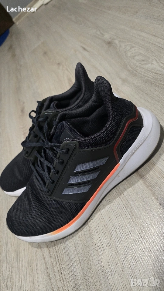 Мъжки маратонки за бягане Adidas Еq19 Run H02037черен номер 46.5, снимка 1