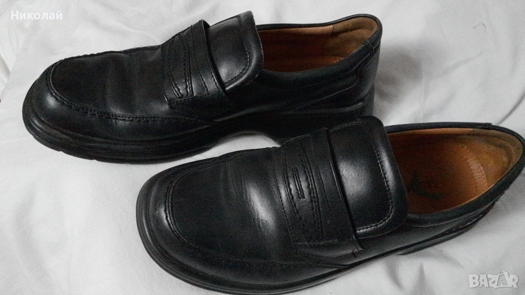 Мъжки кожени обувки Salamander, снимка 1