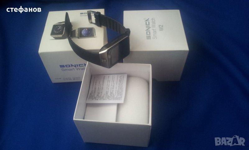 Смарт часовник телефон SONIKA smart watch w2 , снимка 1