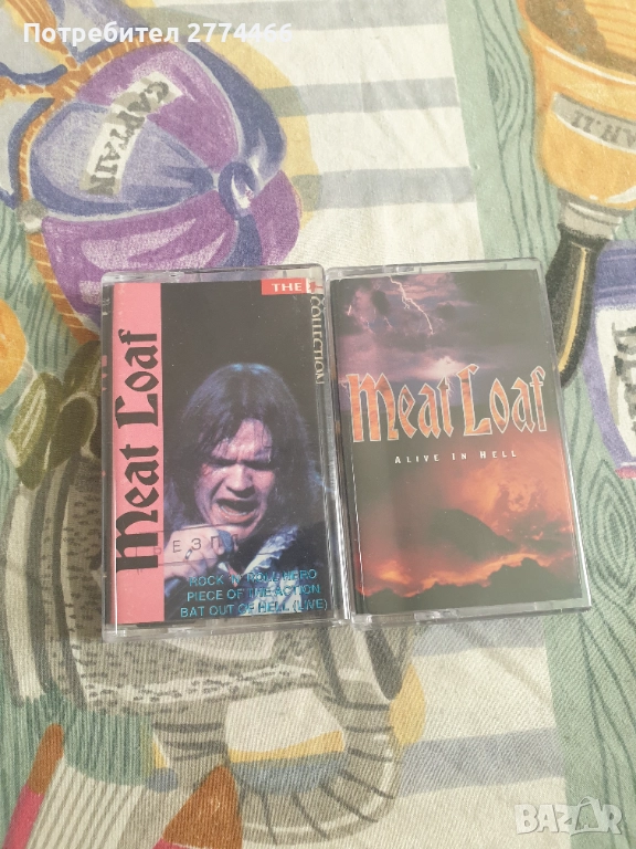 Две оригинални аудиокасети на Meat Loaf!, снимка 1