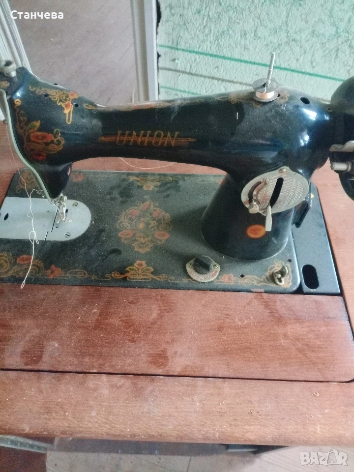 Стара шевна машина UNION , снимка 1