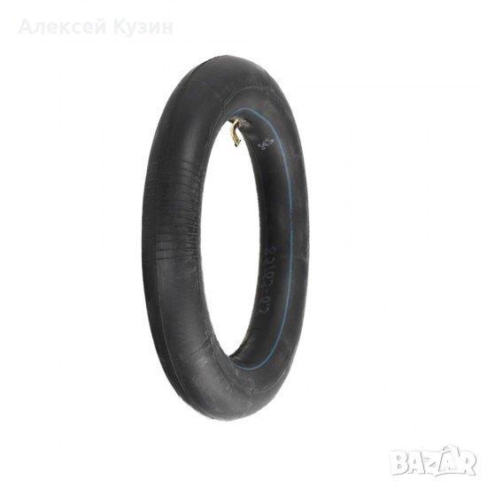 Вътрешна гума 10х2.5 с крив вентил 45°, снимка 1