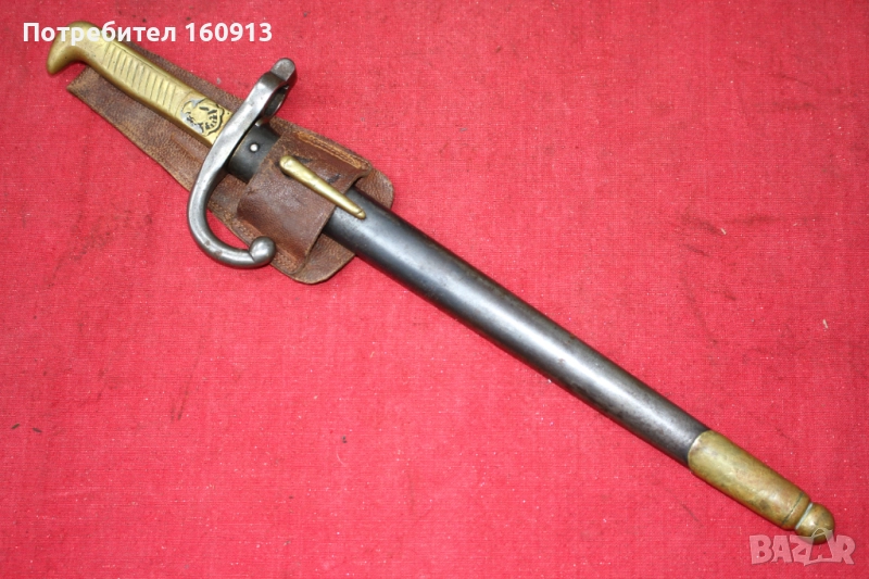 Оригинален Чилийски Кортик Щик Нож за Конната Полиция, снимка 1