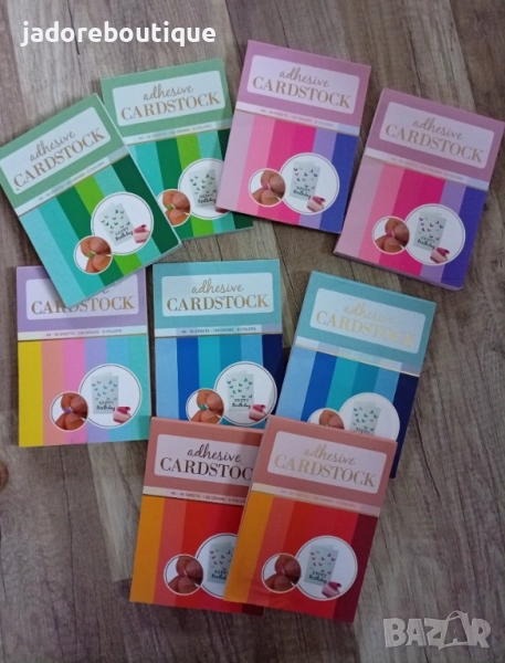 36 листа А6 Самозалепващи се цветни хартии - различни цветове, снимка 1