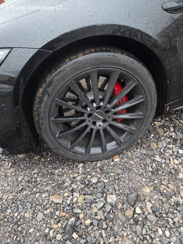 Джанти с гуми за Мерцедес Mercedes свалени от GT имат фланци, снимка 1