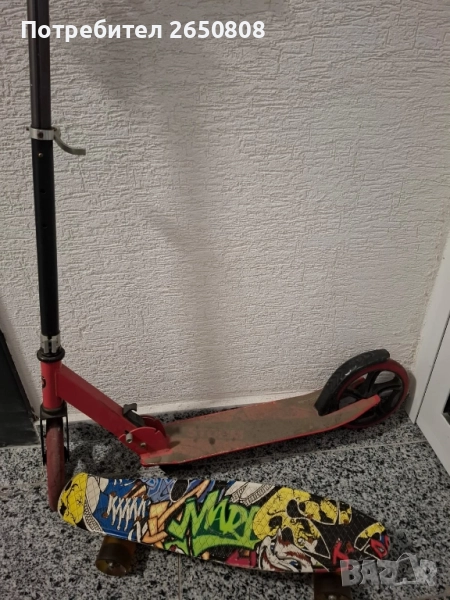 Продавам качествена Тротинка +Пениборд , снимка 1