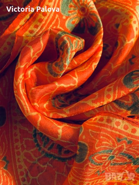 Копринен шал 175/30см, снимка 1