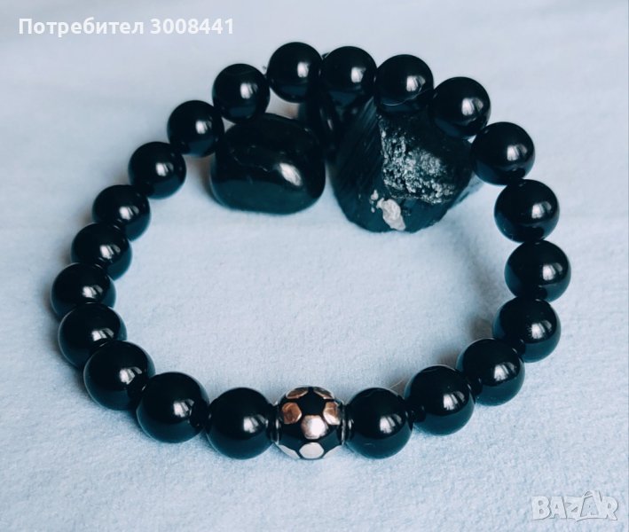 Мъжка гривна ⚜ОНИКС⚜, снимка 1