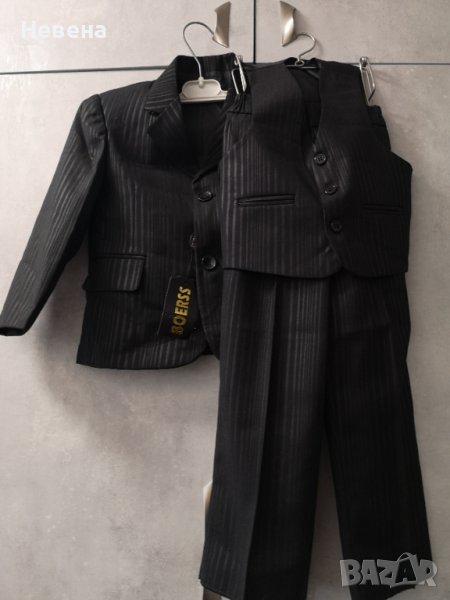 Детски Костюм Официялен от 3 части, за 6-7 год, снимка 1