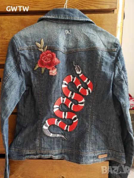 Дънково яке Уникат, снимка 1