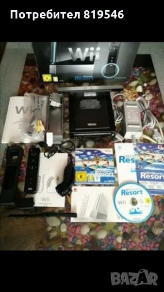  Nintendo Wii Black Limited Edition - Sports Resort Pack -motion plus Нинтендо, снимка 1