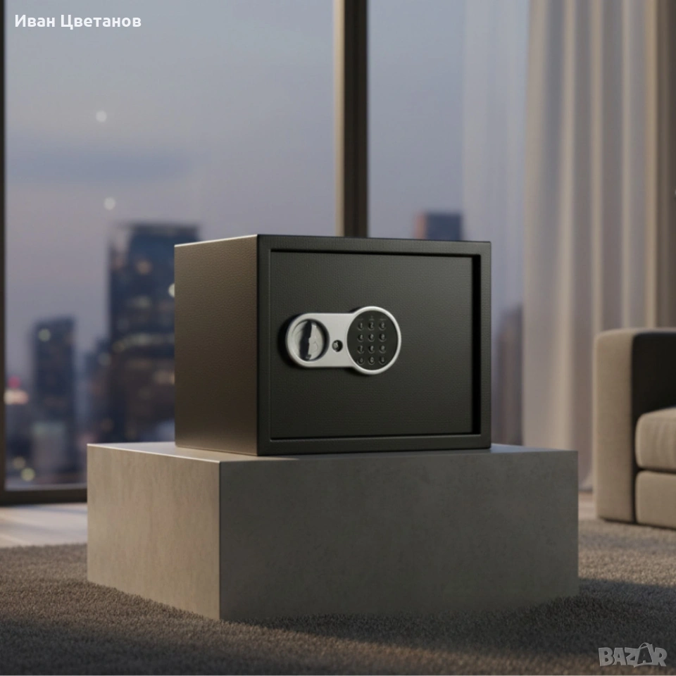 Сейф за ценности Cheffinger с цифрово заключване – 8,5L, 16L и 26L варианти, , снимка 1
