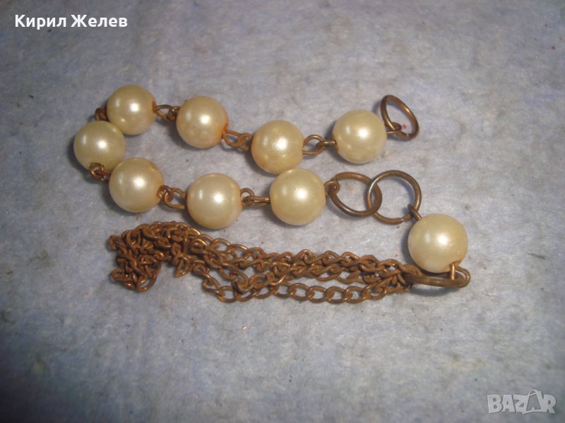 СТАРА ПЕРЛЕН ТИП РЕТРО ВИНТИДЖ ВИСУЛКА УКРАШЕНИЕ 7174, снимка 1