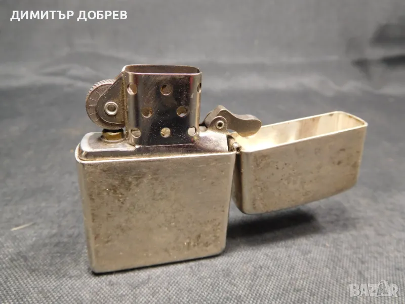ZIPPO SILVER PLATE J 04 ОРИГИНАЛНА ПОСРЕБРЕНА БЕНЗИНОВА ЗАПАЛКА ЗИПО , снимка 1
