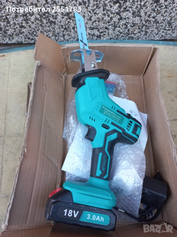 Акумолаторен саблен трион, снимка 1