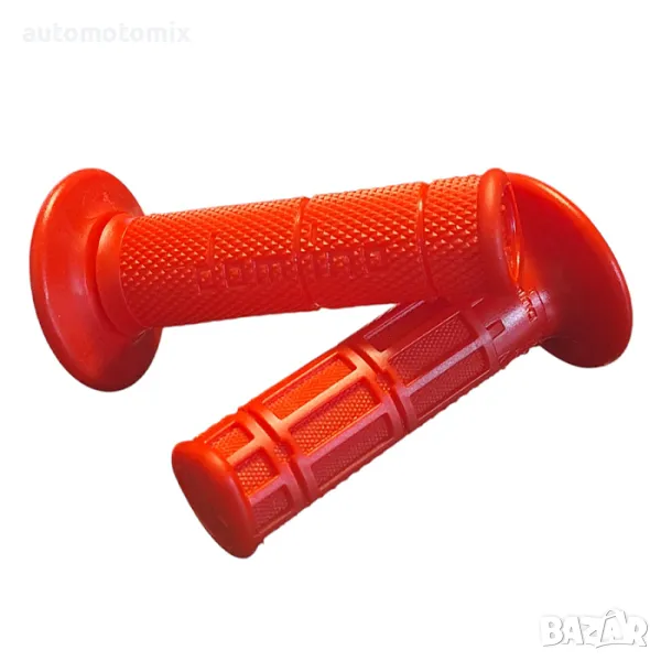 Ръкохватки за мотоциклет - Червени, Domino, снимка 1