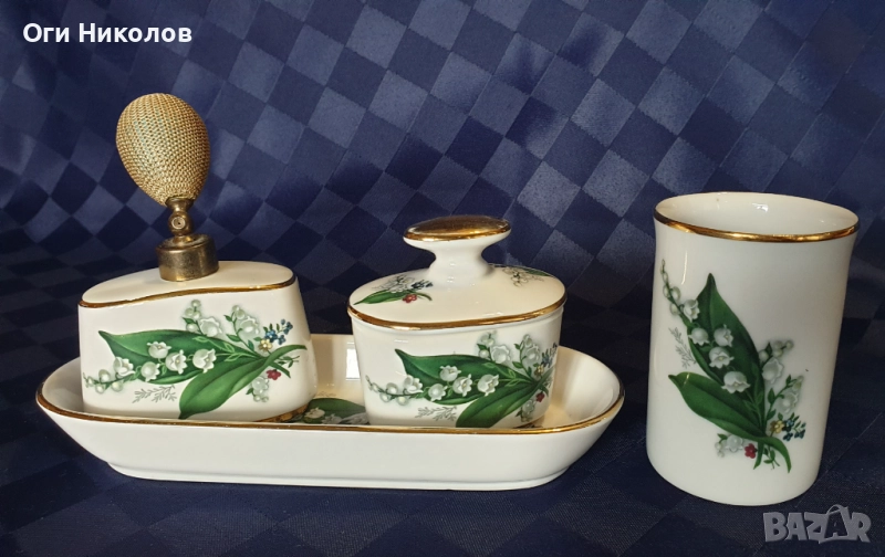 Порцеланов козметичен комплект Бавария с момини сълзи, снимка 1