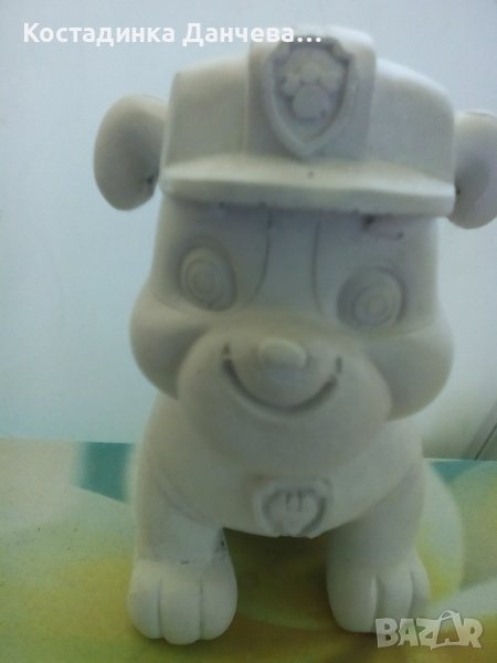 Гипсови фигурки за оцветяване - пес патрул, снимка 1