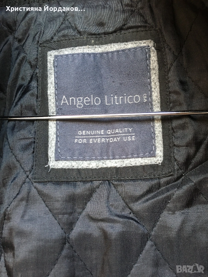 Мъжко зимно яке 60% вълна, М, снимка 1