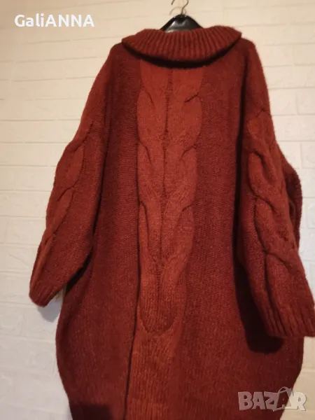 СТРАХОТНА РОКЛЯ ПЛЕТИВО 3XL-5XL, снимка 1