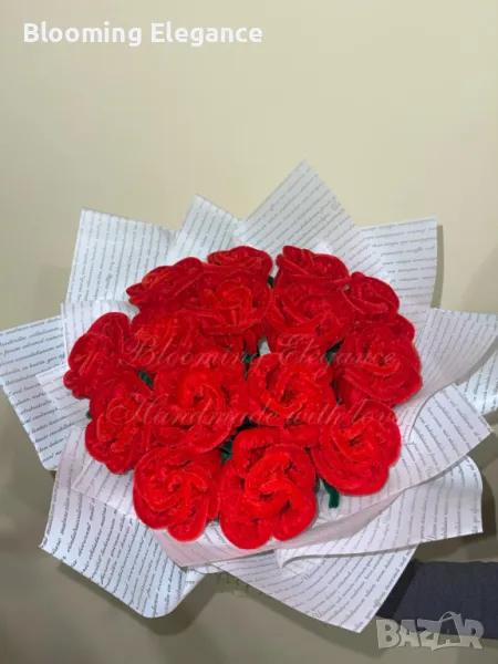 Вечен букет от рози, снимка 1