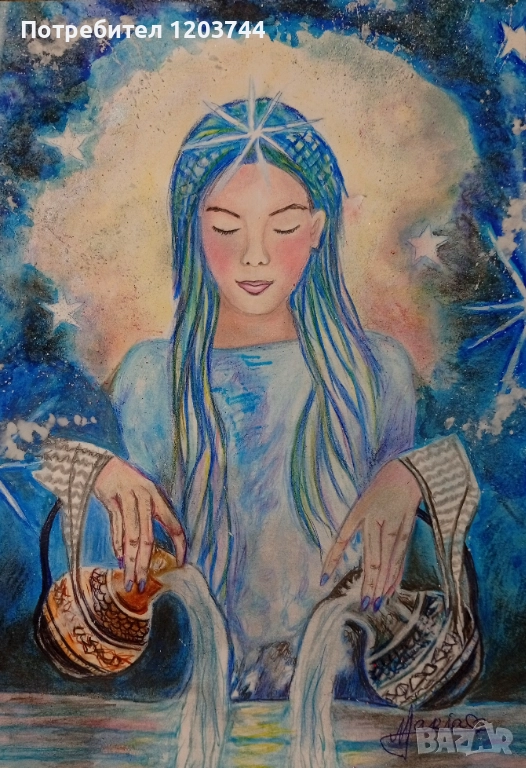 Зодии (12 картини с молив - зодиак)някои са продадени , снимка 1