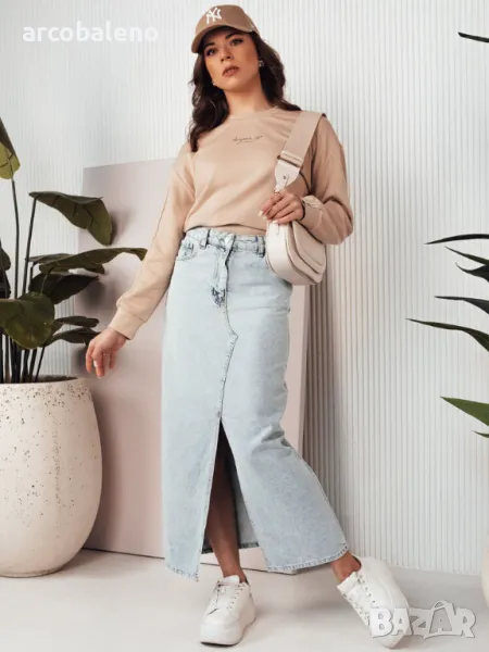 Дамска дънкова пола VIRTON, снимка 1