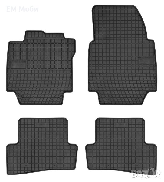 Комплект 4бр. Гумени стелки Frogum за Renault Captur 2013-2019, снимка 1