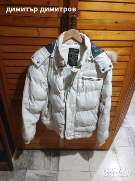 Mъжко зимно яке със забележки, снимка 1