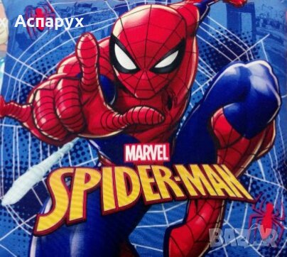 Детска декоративна възглавница Спайдърмен 30x30 см., снимка 1