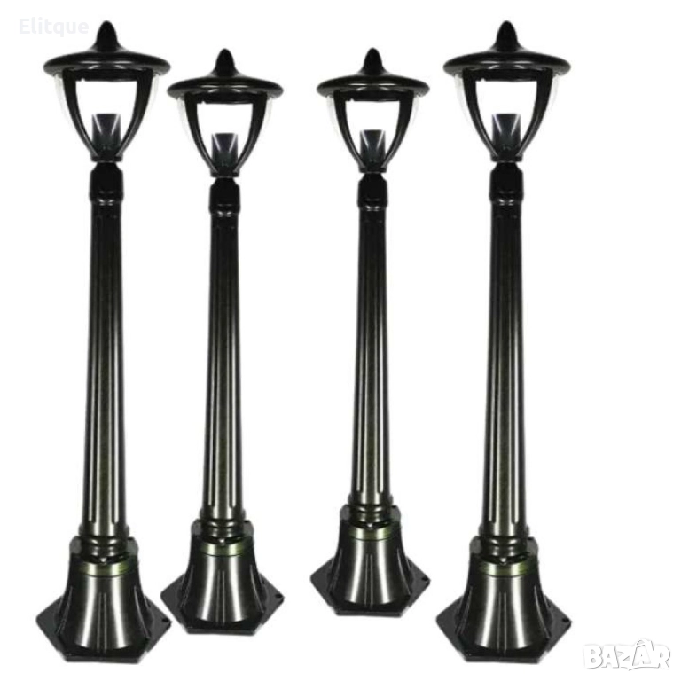 Градински фенер Dorian Green със стойка 1 м, снимка 1