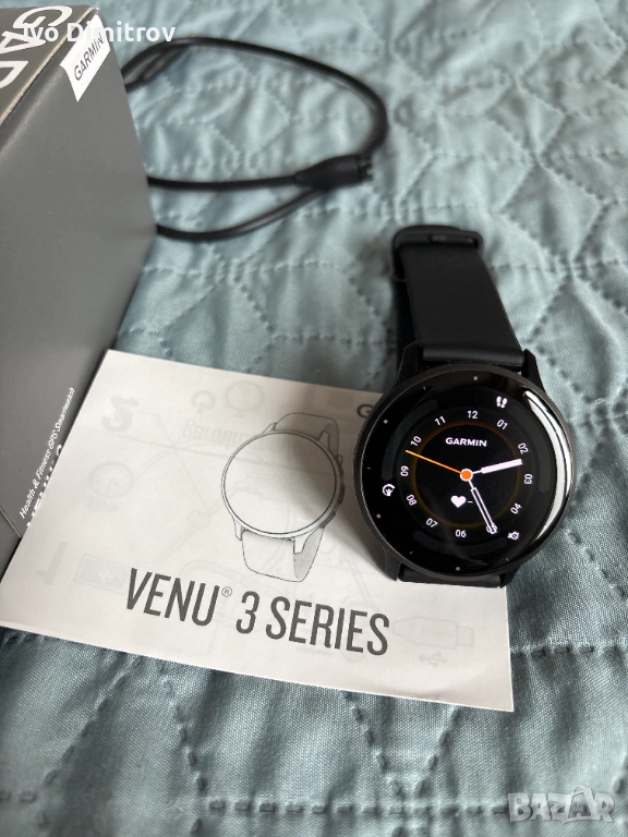 Нов фитнес/здраве/активност смарт часовник Garmin Venu 3, снимка 1