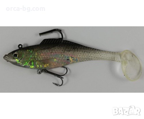 Силиконова рибка за риболов на щука и костур - SILVER, снимка 1