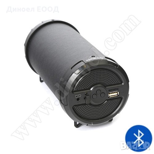 Преносим плеър Omega OG71 Bazooka 5W, FM, USB, microSD, BT, Black, снимка 1