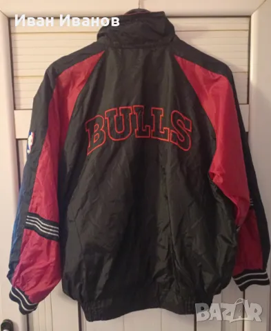 Оригинално ретро двулицево яке на Chicago Bulls, снимка 6 - Баскетбол - 48430492
