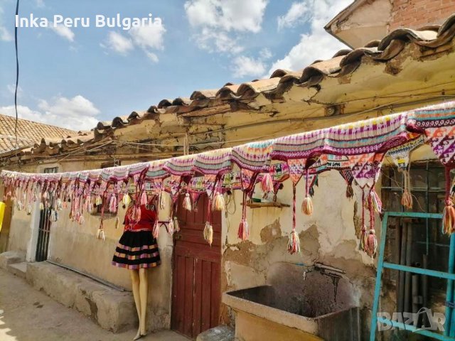 Автентична перуанска шапка модел Куско от вълна на алпака, снимка 12 - Шапки - 40190203