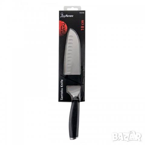 Азиатски нож Santoku Luigi Ferrero Masaru 18 cm, снимка 2 - Прибори за хранене, готвене и сервиране - 40173527