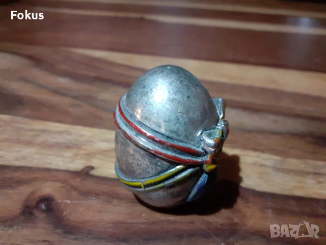 Старо посребрено яйце, снимка 3 - Антикварни и старинни предмети - 53287221