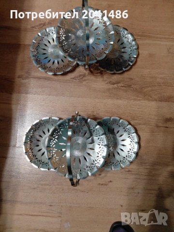 2 броя подноси на 3 нива, снимка 2 - Прибори за хранене, готвене и сервиране - 53299928