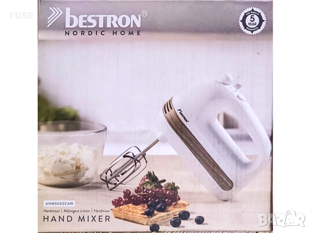 НОВ! Миксер Bestron 400W, снимка 4 - Миксери - 52519179