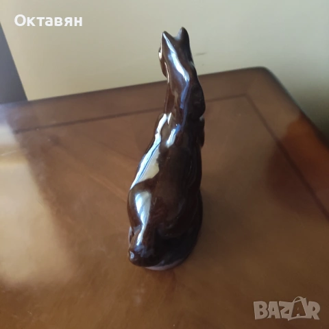 Керамична фигура, статуетка на кон,конче, снимка 2 - Статуетки - 53253466