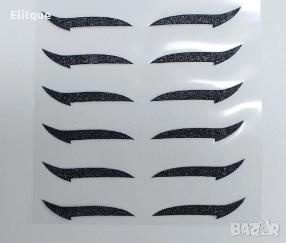 Комплект двойни стикери – очна линия HZS422, снимка 4 - Други - 52832027