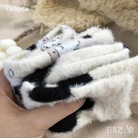 плюшени чорапи, снимка 3 - Дамски чорапи - 52160452