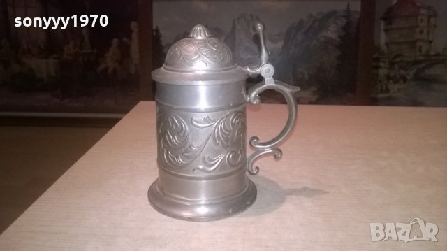 МЕТАЛНА РЕТРО ХАЛБА-16Х14Х10СМ-ВНОС ХОЛАНДИЯ