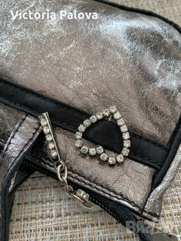 Супер модерна чанта багет (baguette) Италия,NUOVEDIVE, снимка 5 - Чанти - 32310952