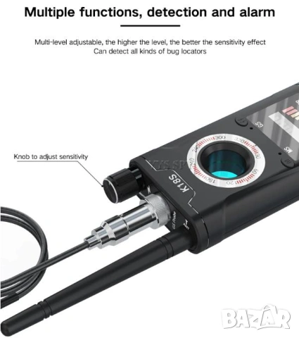 К18S Магнитомер Високочестотен GPS Детектор Скрита Камера GPS Тракер Магнитно Поле Лазерно Сканиране, снимка 4 - Други - 53466910